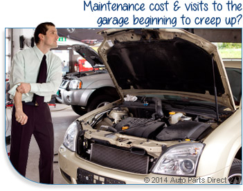 Maintenance cost & visits to the garage beginning to creep up?