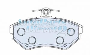 Audi A4 Lucas Caliper (some) Front Brake Pads