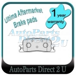 Toyota Camry Hybrid AHV40 USA Rear Brake Pads