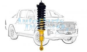 Toyota Hilux GGN25R KUN25R Ultima Front Spring & Strut Ready to Install