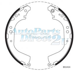 Toyota Landcruiser Rear Brake Shoes