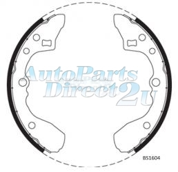 Laser KC KE Rear Brake Shoes