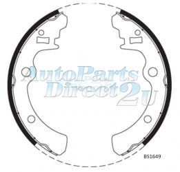 Subaru Brumby Rear Brake Shoes