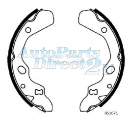 Laser KF KH Rear Brake Shoes