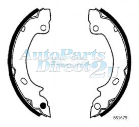 Hyundai S Coupe 1.5L 1990-92 Rear Brake Shoes