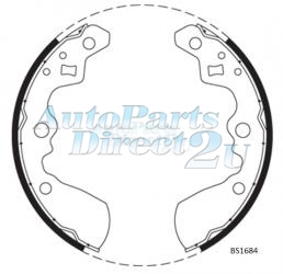 Suzuki Swift 1.6L 180mm Drum Rear Brake Shoes