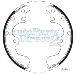 Starlet Rear Brake Shoes