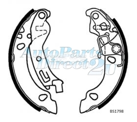 Ford KA Rear Brake Shoes