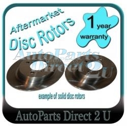 Volkswagen Passat Rear Brake Disc Rotors