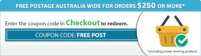 Free postage australia wide for orders $250 or more*